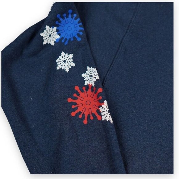 Whistler Village Canada Sweatshirt Mens Medium Navy Blue Pajarracas 22 Fenomeno - Picture 12 of 13